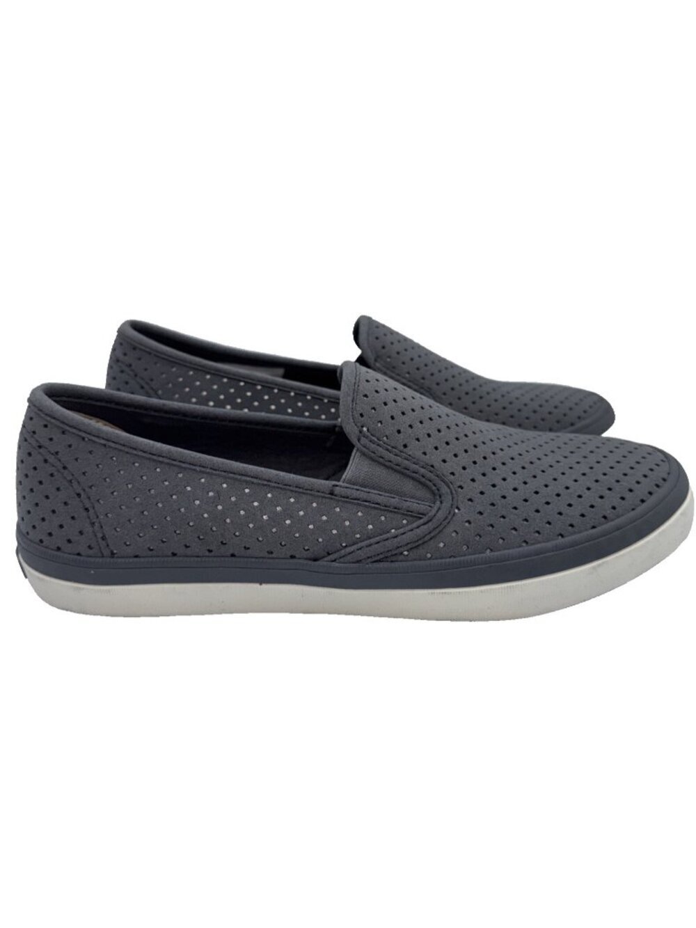 Sperry Top-Sider Seaside Perforated Varsity Women's Grey Sneaker Size 8.5